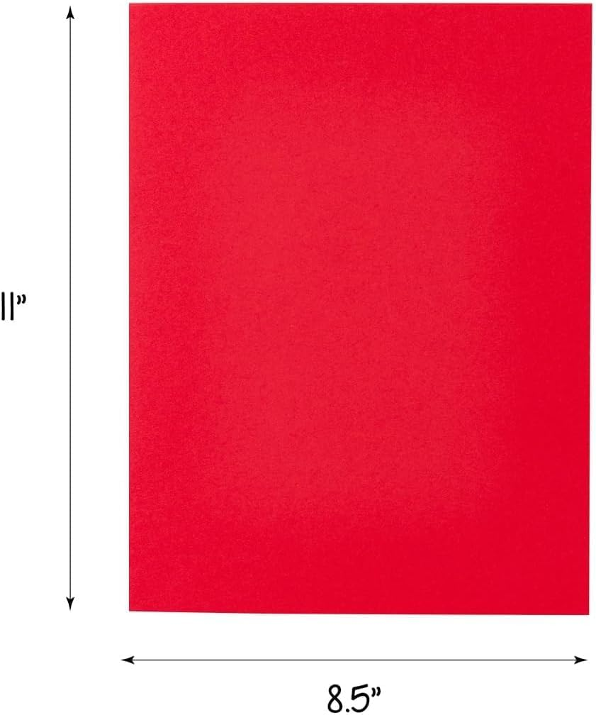 Assorted Bright Colored Paper 80 GSM, Acid-Free, Fade-Resistant, 8.5X11 Inch Letter Size Color Copy Paper, 48 Sheets, 12 Colors