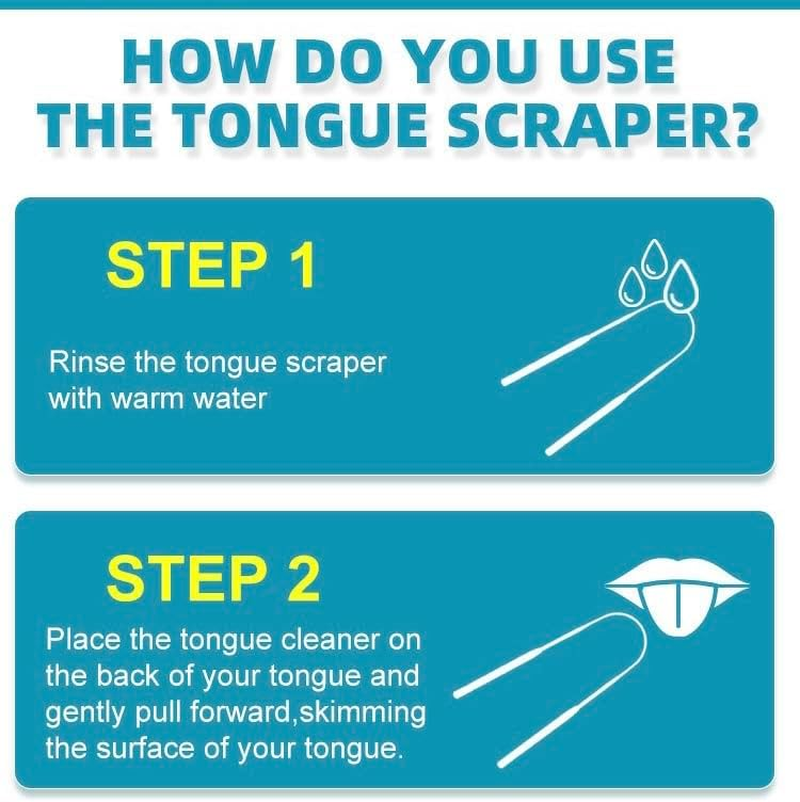Vavilente Tongue Scraper for Adults and Kids(2 Pack),100% Stainless Steel, Reduce Bad Breath,Tongue Scrubber,Metal Tongue Cleaner for Oral Care & Hygiene image number 1