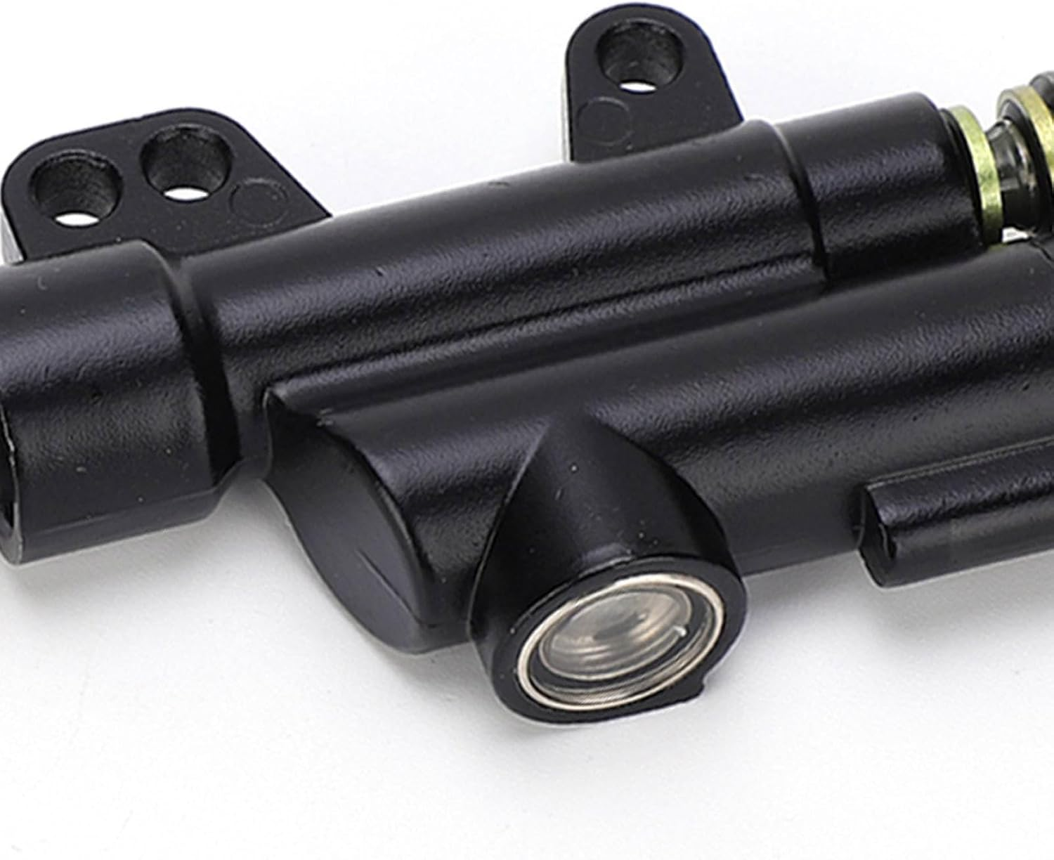 Top Grade Folding Rear Brake Cylinder Pump for ATV and Dirt Bike - Excellent Braking Performance Off-Road Riding, Black