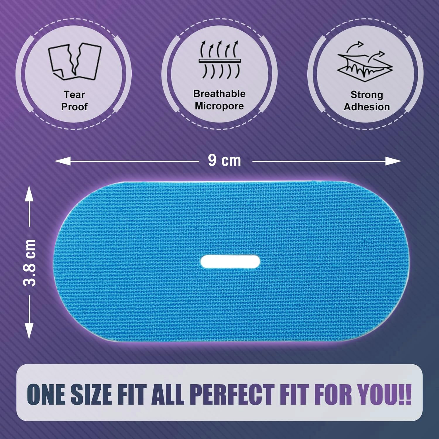 60 Count Mouth Tape for Sleeping, anti Snoring Sleep Tape - Improved Nose Breathing, Pain Free Removal, Hypoallergenic, Latex Free & Gentle on Skin - Adhesive Cotton Tape image number 6