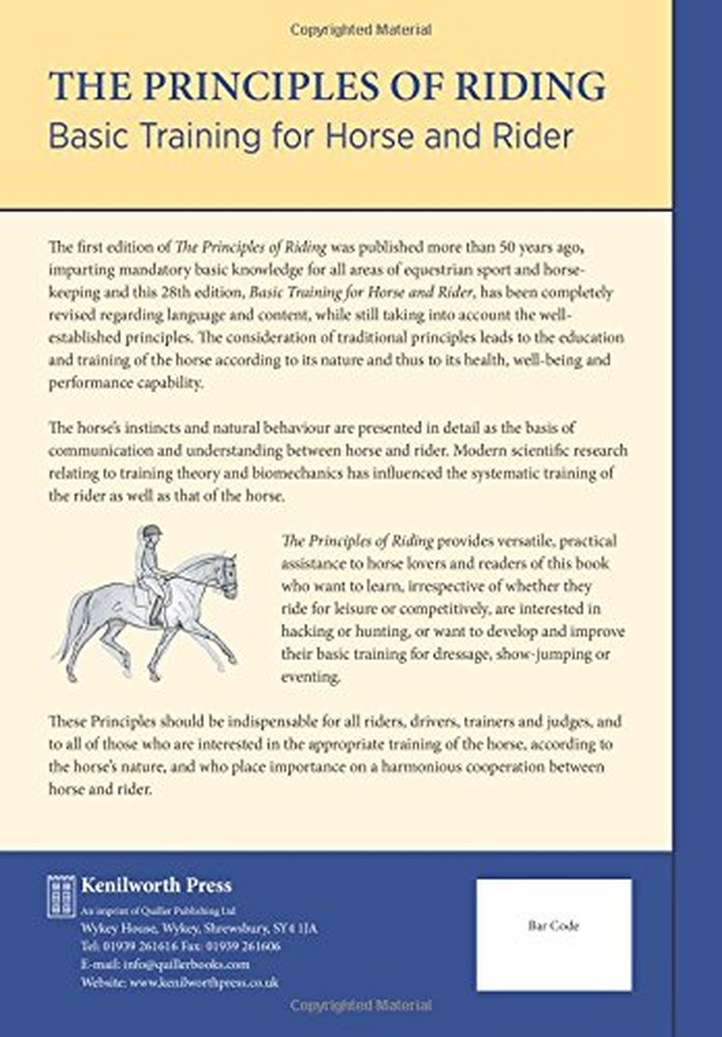 Principles of Riding: Basic Training for Both Horse and Rider: Basic Training for Horse and Rider image number 1