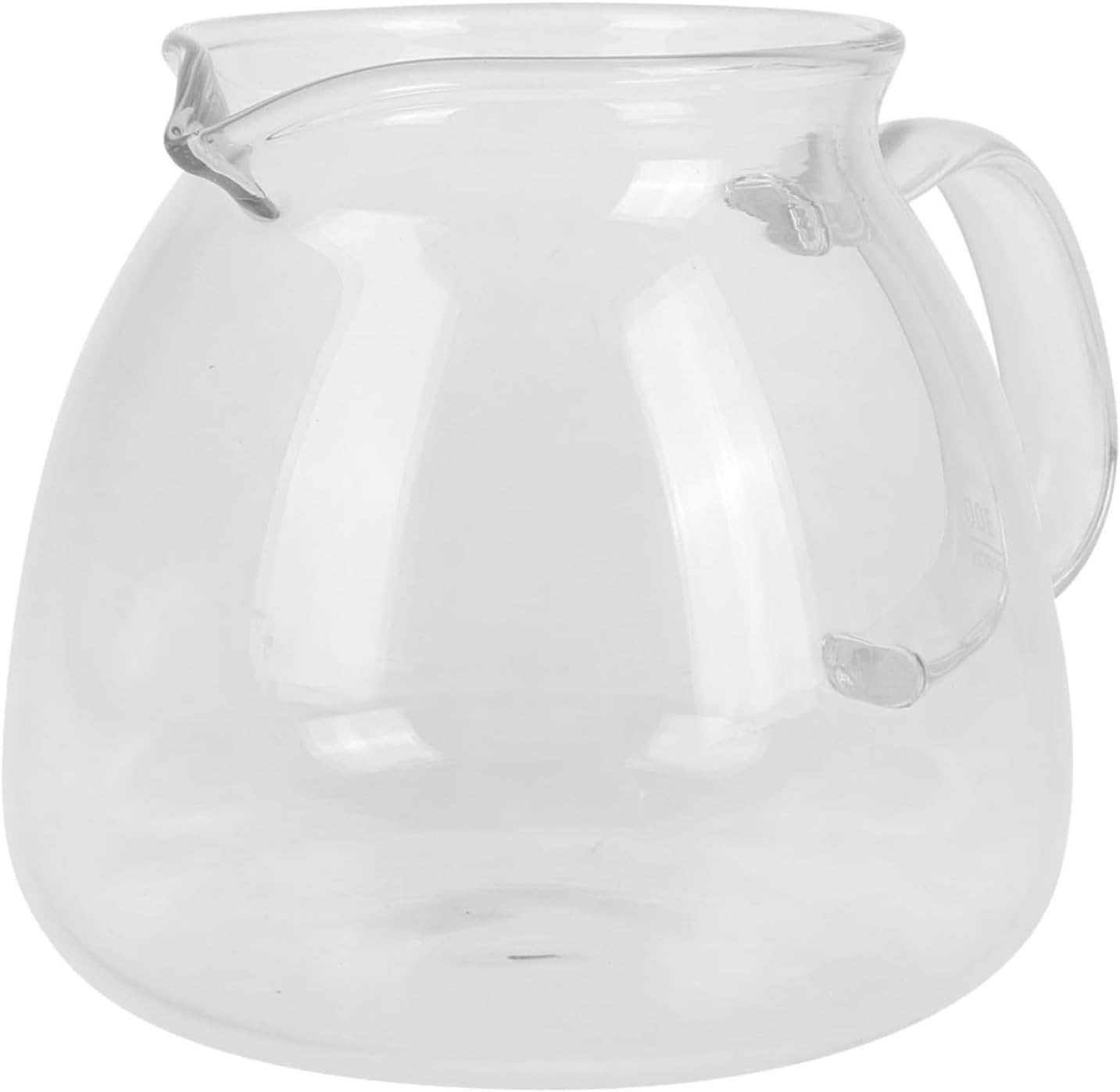 Luxshiny Glass Coffee Pot Small Pitcher for Espresso Machine Pot for Pouring Beverages at Home Office Glass Material