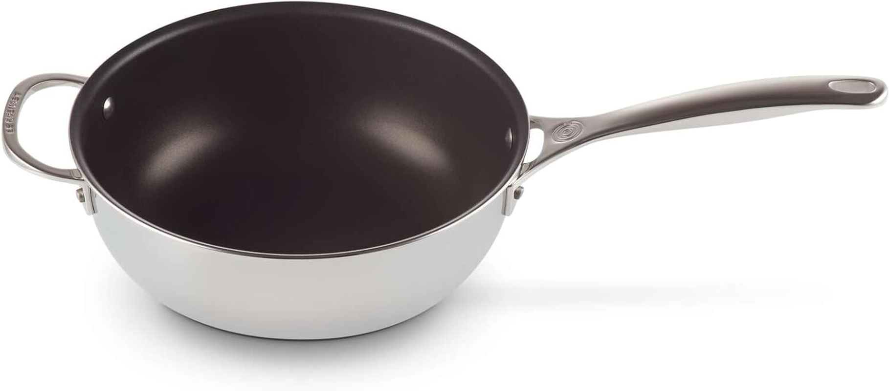 Le Creuset Signature European 3 Ply Stainless Steel 24Cm Chef Pan with Nonstick Coating Includes Lid image number 4