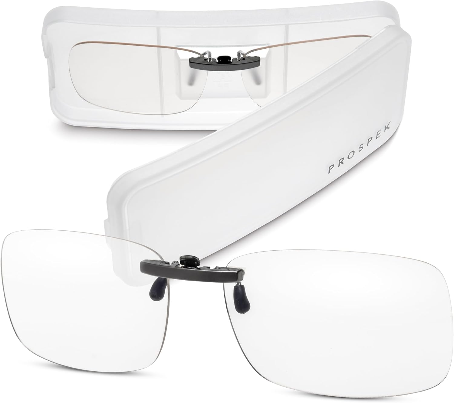 Clip on Blue Light Blocking Glasses I Computer Gaming Clip on Glasses I Digital Eyestrain Fatigue I Dry Eyes Relief Eye Protection Sleep Better I anti Glare image number 4