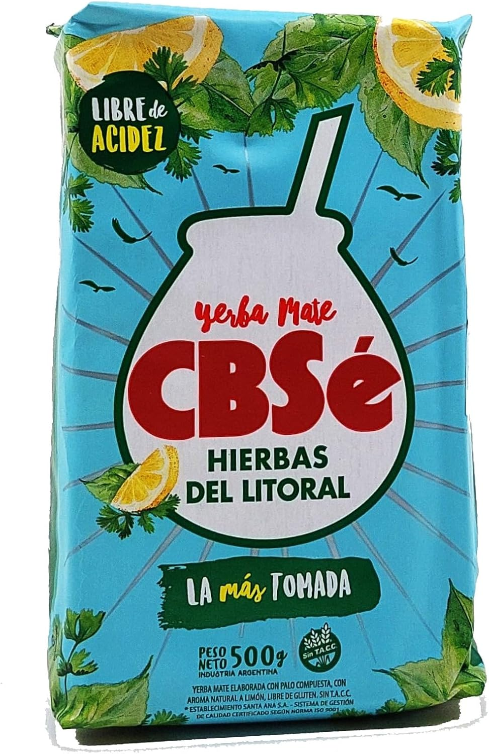 Yerba Mate Cbse Hierbas Del Litoral 500G image number 4