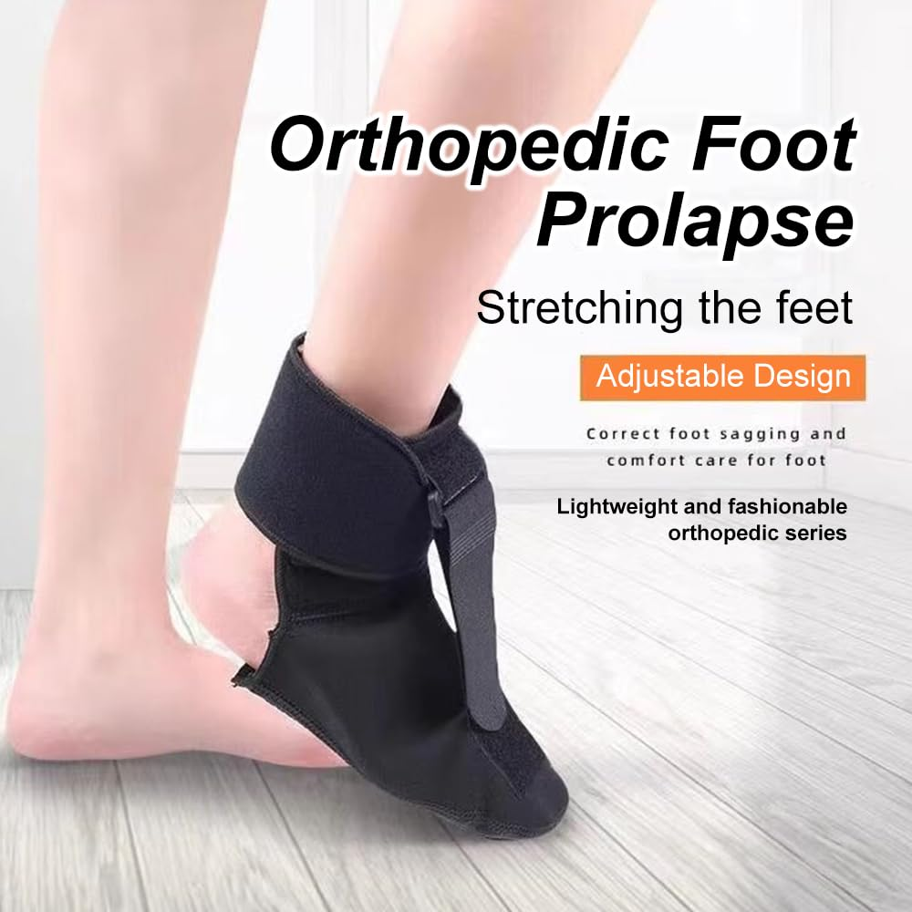 Plantar Fasciitis Night Splint Sock: for Foot Support, Sleep & Recovery - Right or Left Foot for Achilles Tendonitis Drop Foot，Supportive Foot Brace for Pain Relief, Stretching Boot for Sleep and Recovery (S) image number 1