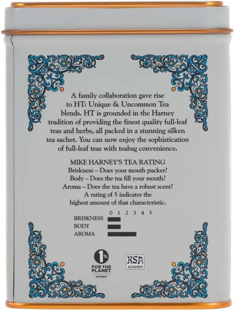 Harney & Sons Vanilla Comoro Tea Harney Tradition Tin of 20 Sachets image number 3