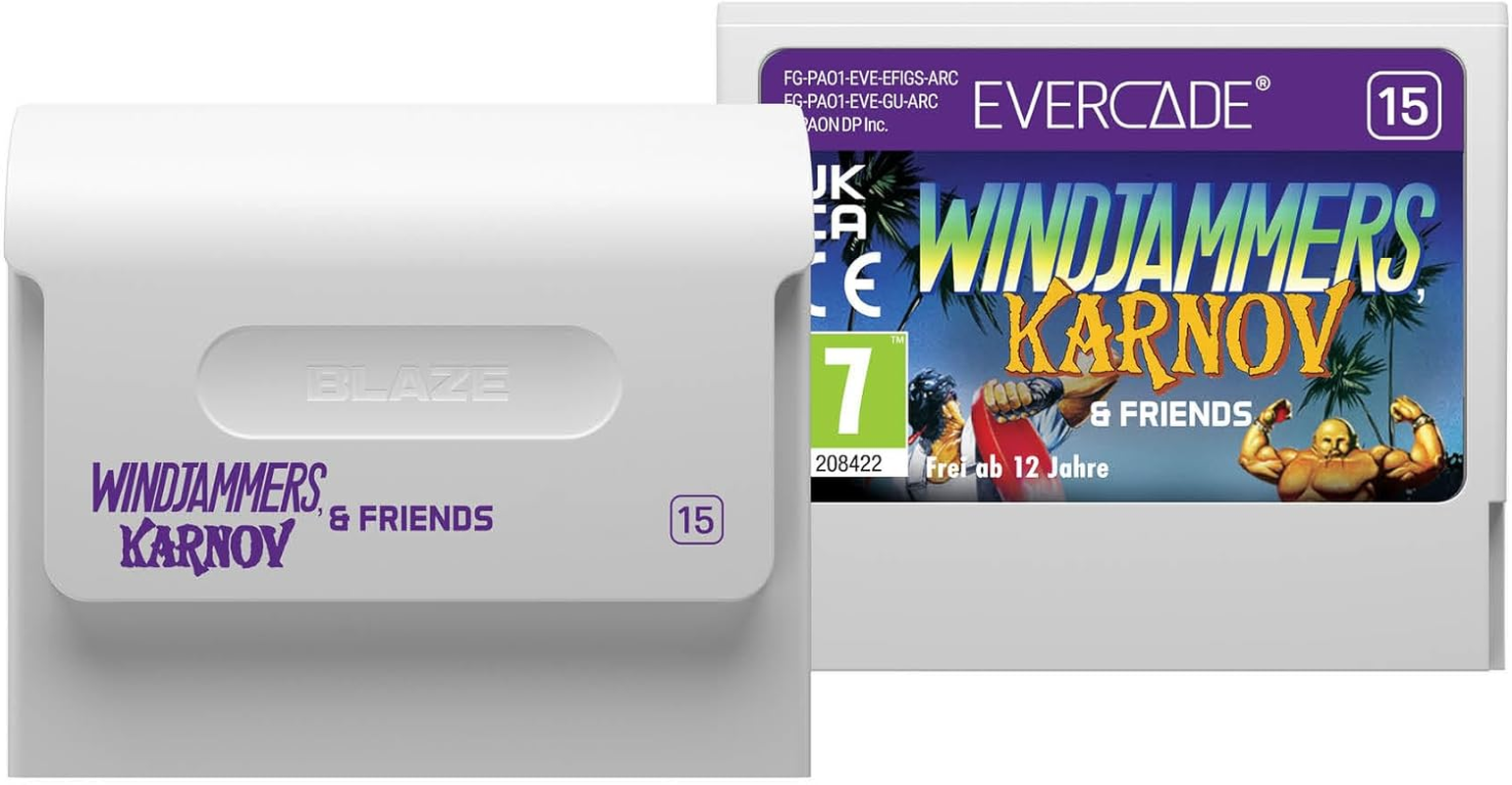 Evercade Windjammers, Karnov & Friends image number 6