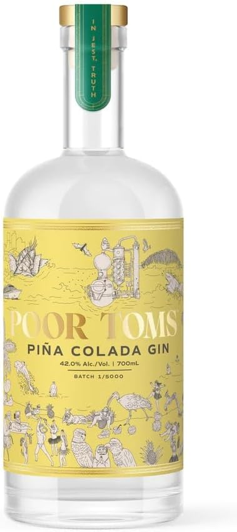 Poor Toms Pina Colada Gin 700Ml