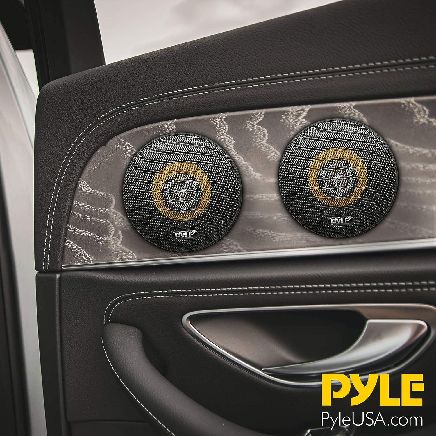 Pyle Car 2-Way Speaker System - 6.5 Inch 240W 4 Ohm Mid Tweeter Audio Sound Speakers W/ 30 Oz Magnet, 2.25&rdquo; Mount Depth, Fits Standard OEM for Car Stereo image number 6