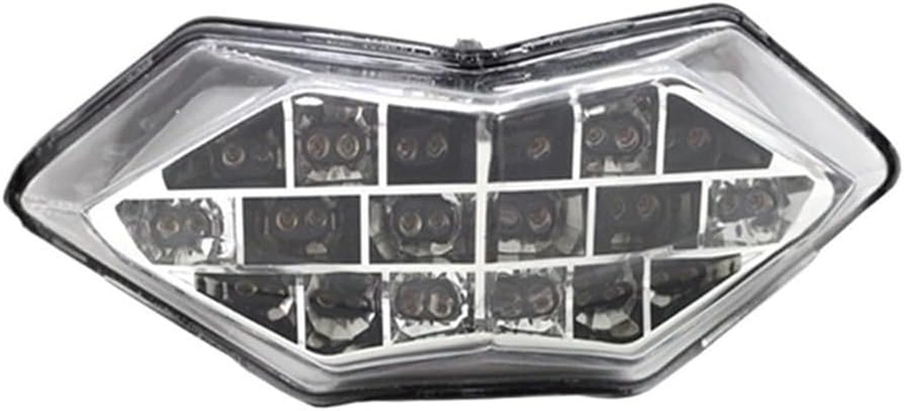 Compatible with Ninja/Z250 300 13-15 LED Retrofit Rear Brake with Turn Signal Function Tail Light(Color:Dark Brown)