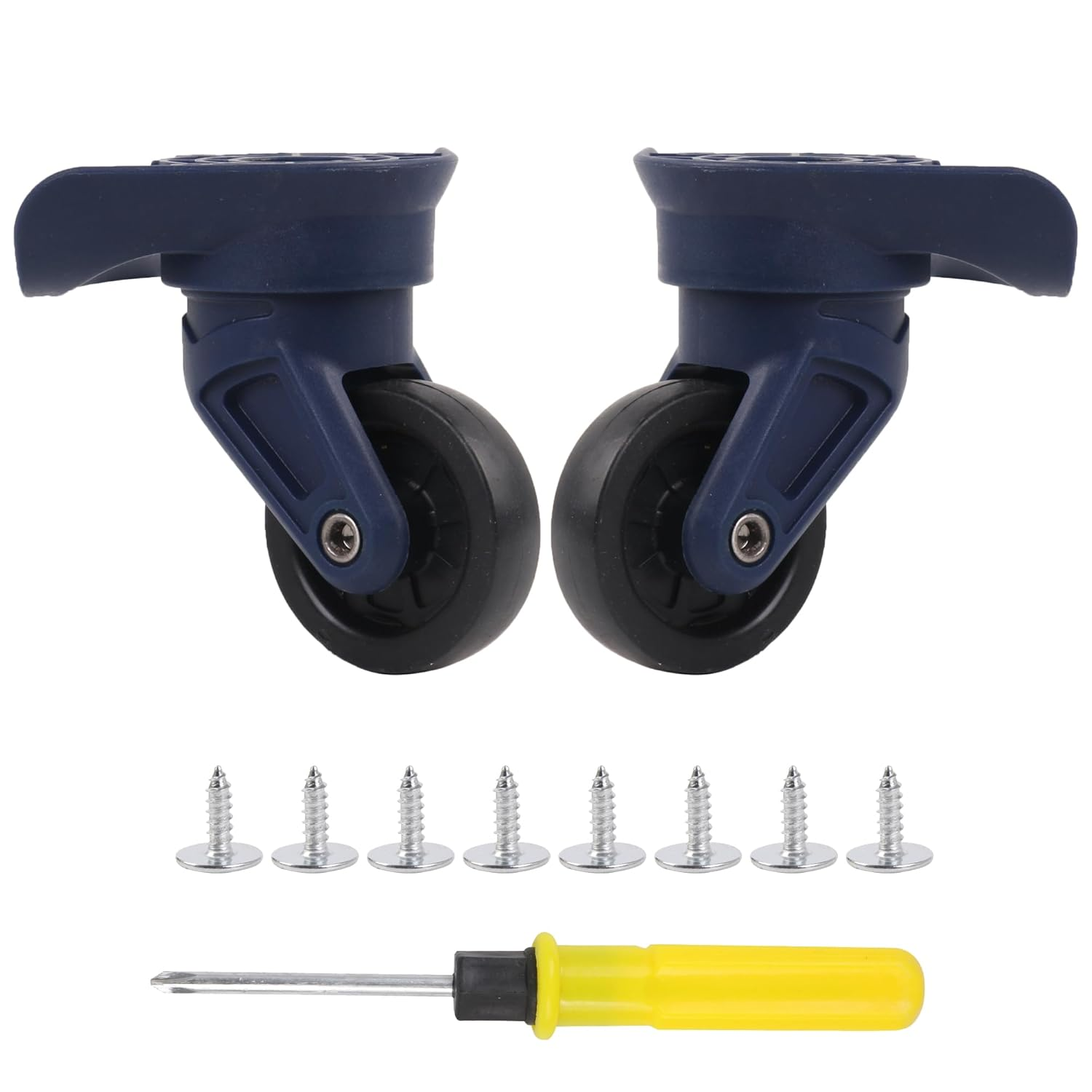 RDEXP 85 X 50Mm Luggage Wheels Replacement for Travel Swivel Wheels W321 Set of 1