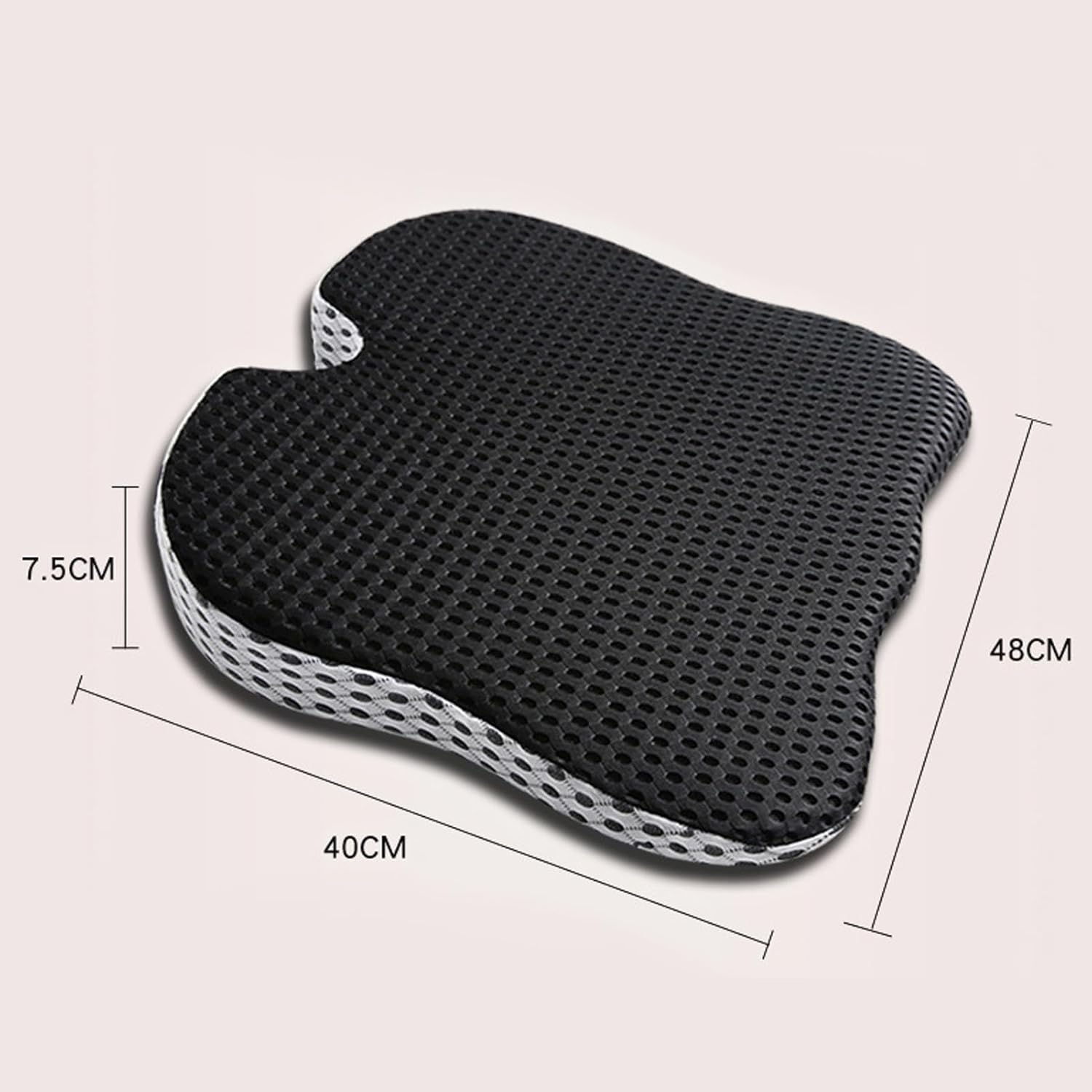 Car Seat Cushion Memory Foam Wedge Seat Cushion, Chair Cushion, Seat Cushion for Office Chair, Booster Seat Cushion for Car, Memory Foam Car Seat Cushion (Booster Seat Cushion)