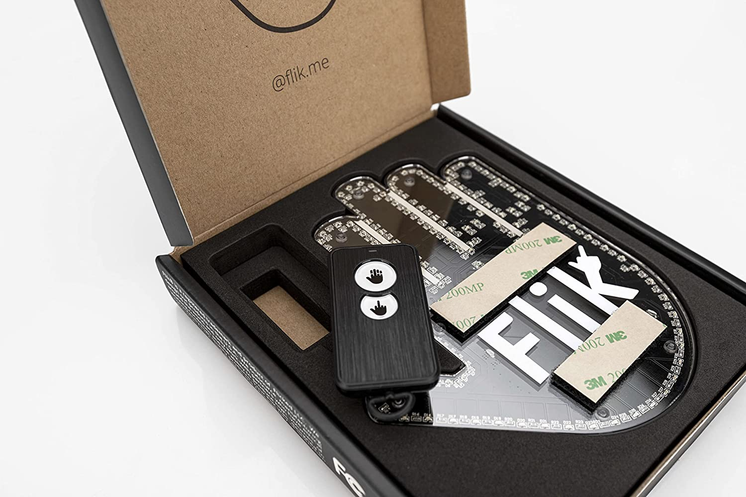 FLIK Original Middle Finger Light - Give the Bird & Wave to Drivers - Hottest Gifted Car Accessories, Truck Accessories, Car Gadgets & Road Rage Signs for Men, Women, & Teens - Funny Back Window Sign image number 6