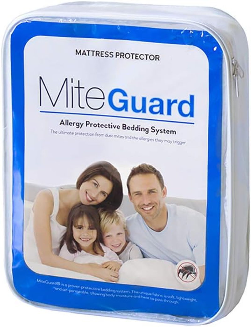 Bambury Mite-Guard Mattress Protector, King Single &ndash; Dust Mite Mattress Protector, Zippered Mattress Encasement, Durable & Lightweight Mattress Cover &ndash; Compatible with King Single Bed Mattress image number 2