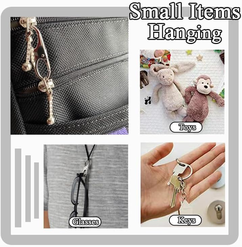 Fokmuaex 8PCS anti Theft Zipper Clips, Double Zipper Replacement Accessories for Luggage, Backpacks, Travel Gear - Enhanced Security & Durability image number 4