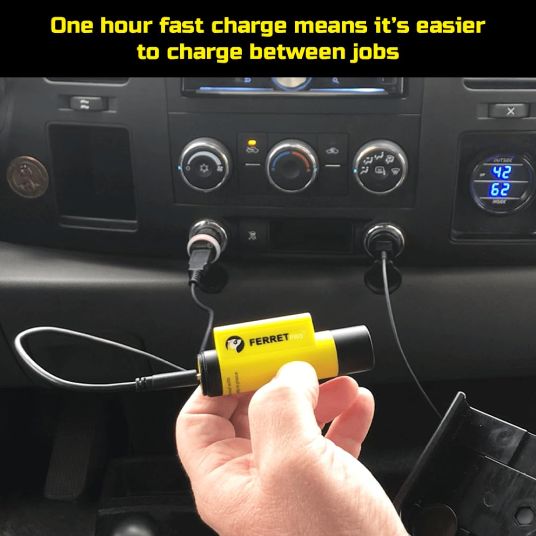 Ferret Pro Wireless Inspection Camera - Multipurpose, Rechargeable, Always up Viewing Function, Wireless Range of up to 130&rsquo; (40M) - Line of Sight image number 3