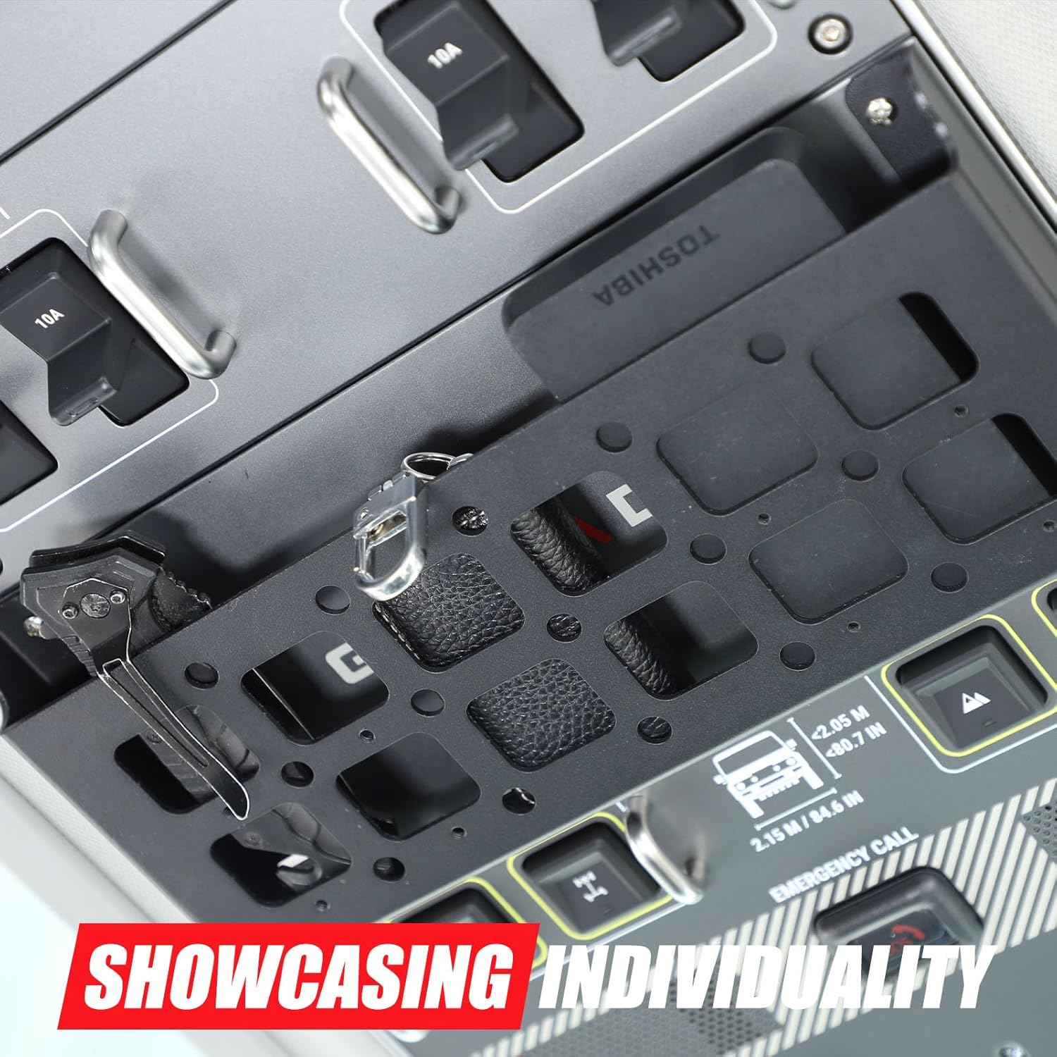 Car Roof Organizer Rack Compatible with INEOS Grenadier 2020-2025 Accessories | Aluminum Modular Storage Backet | Heavy Duty 1PC Set image number 1