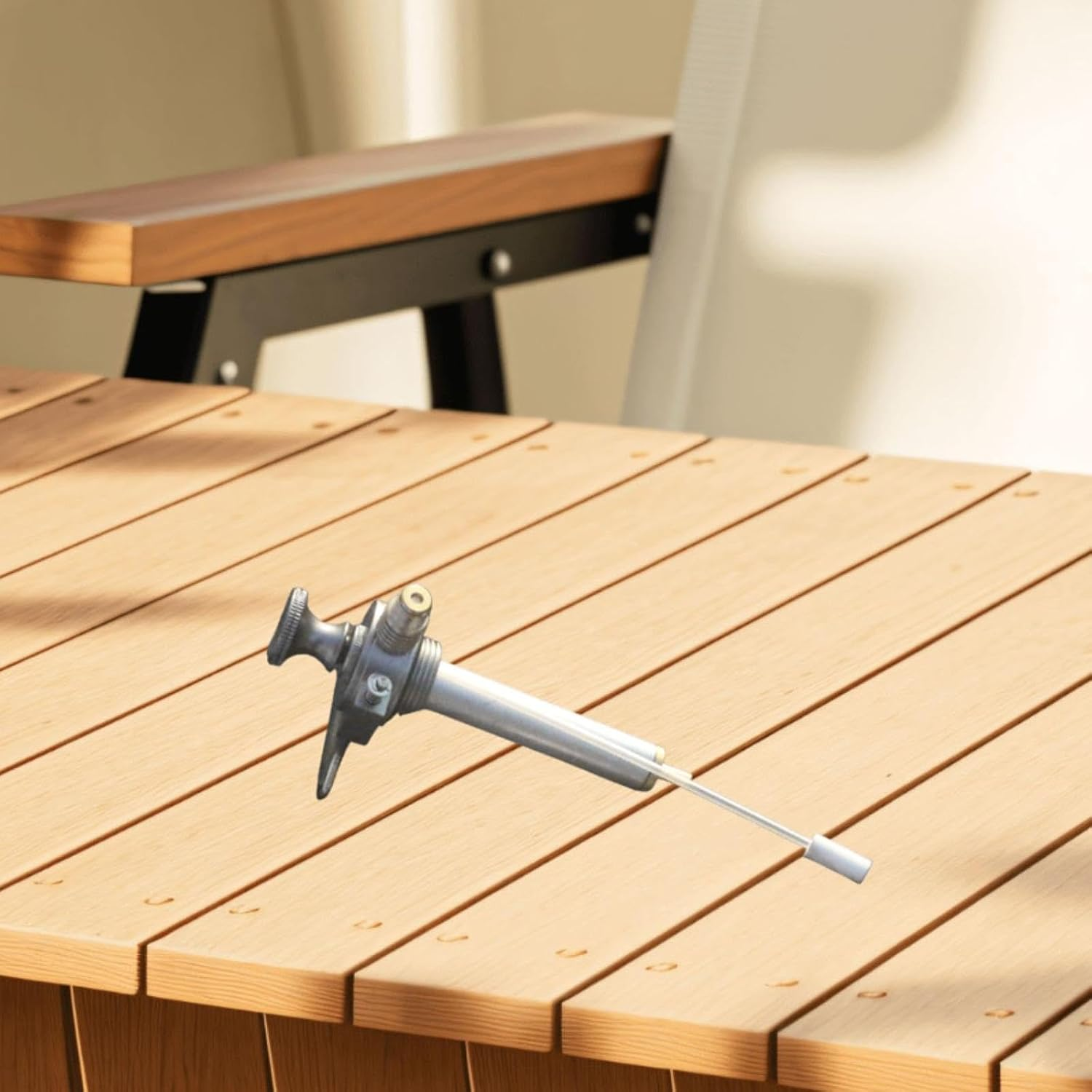 Eigell Fuel Bottle Pump Oil Gas Mixing Pump Lightweight Gas Pump Gas Canister Pump for BBQ Camping Outdoor Hiking Easy to Use image number 2