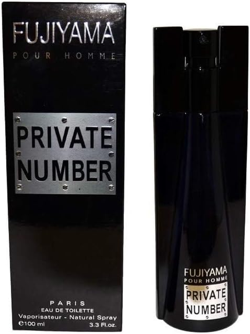 Success De Paris Fujiyama Private Number for Men 3.3 Oz. EDT Spray, 100 Ml