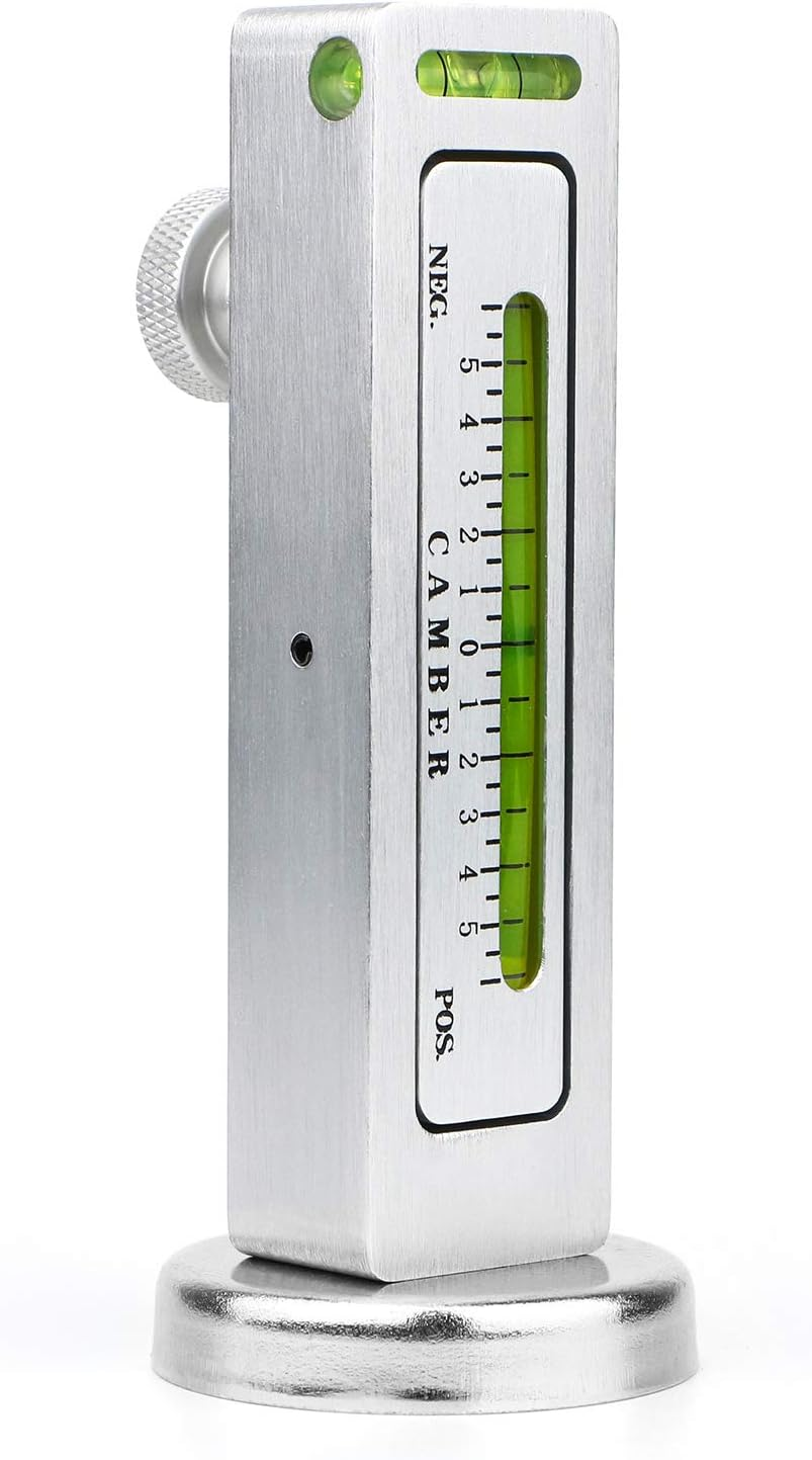 Toolwiz Universal Adjustable Magnetic Gauge Tool Camber Castor Strut Wheel Alignment for Car Truck RV Tire Repair