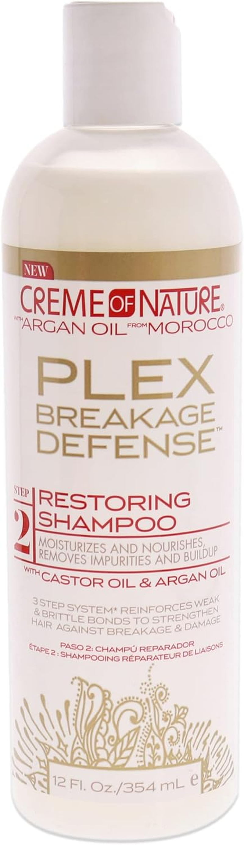 Lottabody Creme of Nature Creme of Nature Plex Breakage Defense Restoring Shampoo for Unisex 12 Oz Shampoo