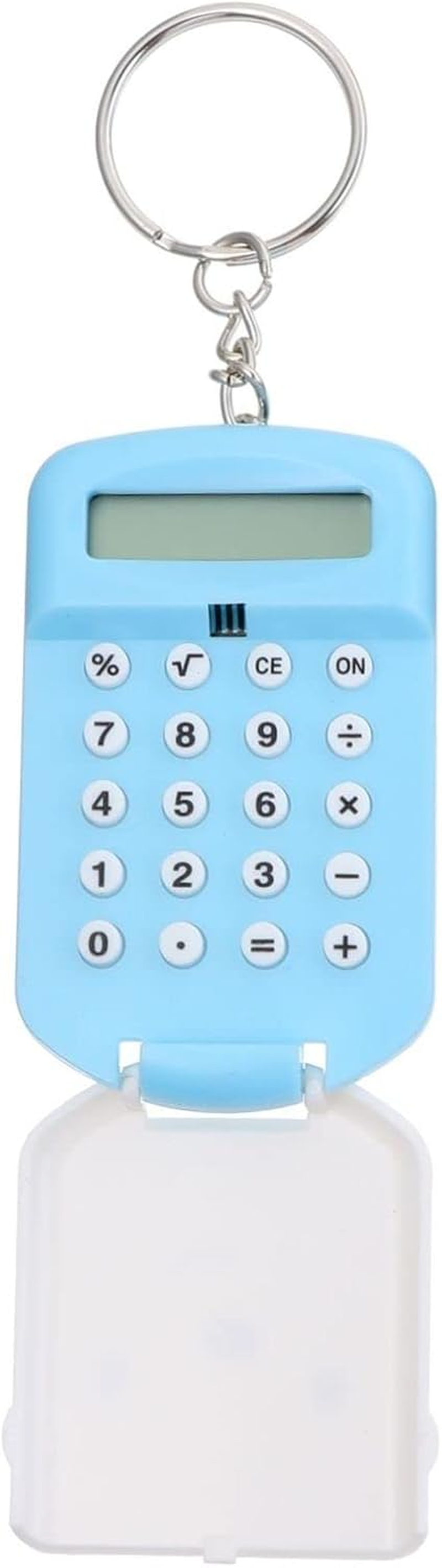 KALLORY 2Pcs Portable Mini Calculator Cartoon Electronic Calculator for Students Office School Lightweight Compact for Addition Subtraction Multiplication Division with Colorfast Design image number 2