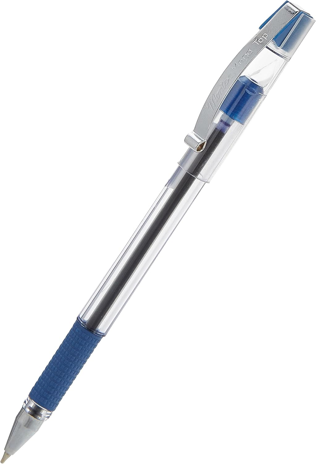 Montex Mega Top Blue Ball Point Pen (10Pcs) image number 1