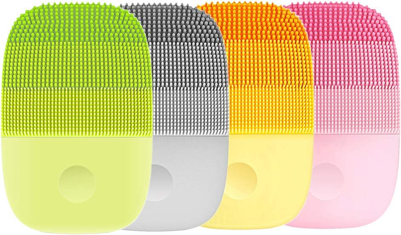 Inface Sonic Facial Cleansing Brush Massager Skin Care Rechargeable - Pink, 80 X 53 X 30.4Mm