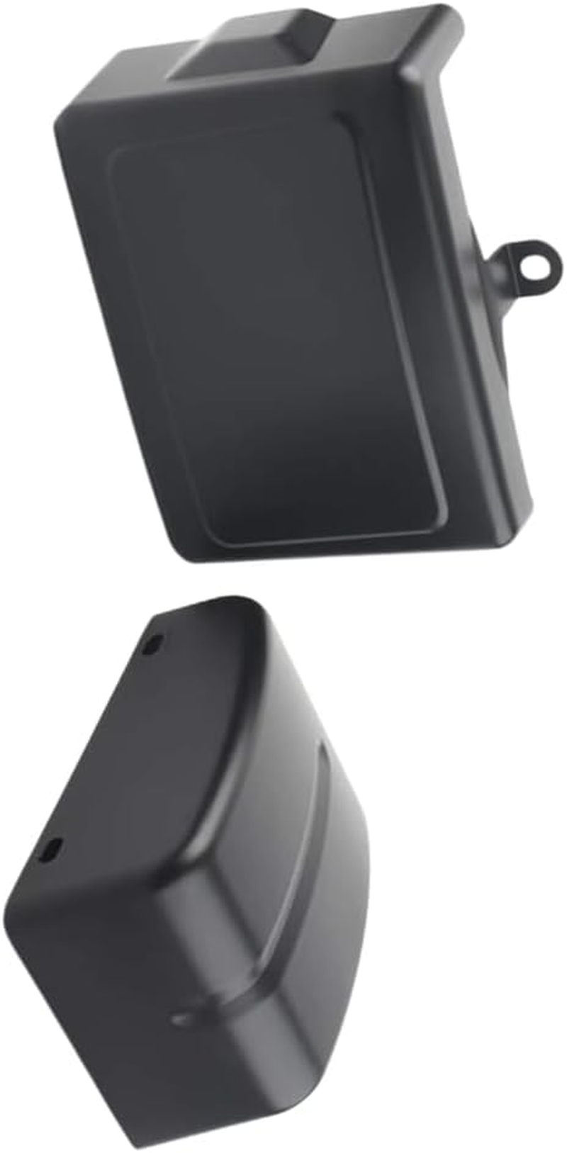 Side Battery Covers Compatible with Harley Dyna Low Rider FXDL, Fat Bob FXDF, Street Bob FXDB, Super Glide FXD, Wide Glide FXDWG, Switchback FLD 2006-2017 Matte Black image number 1