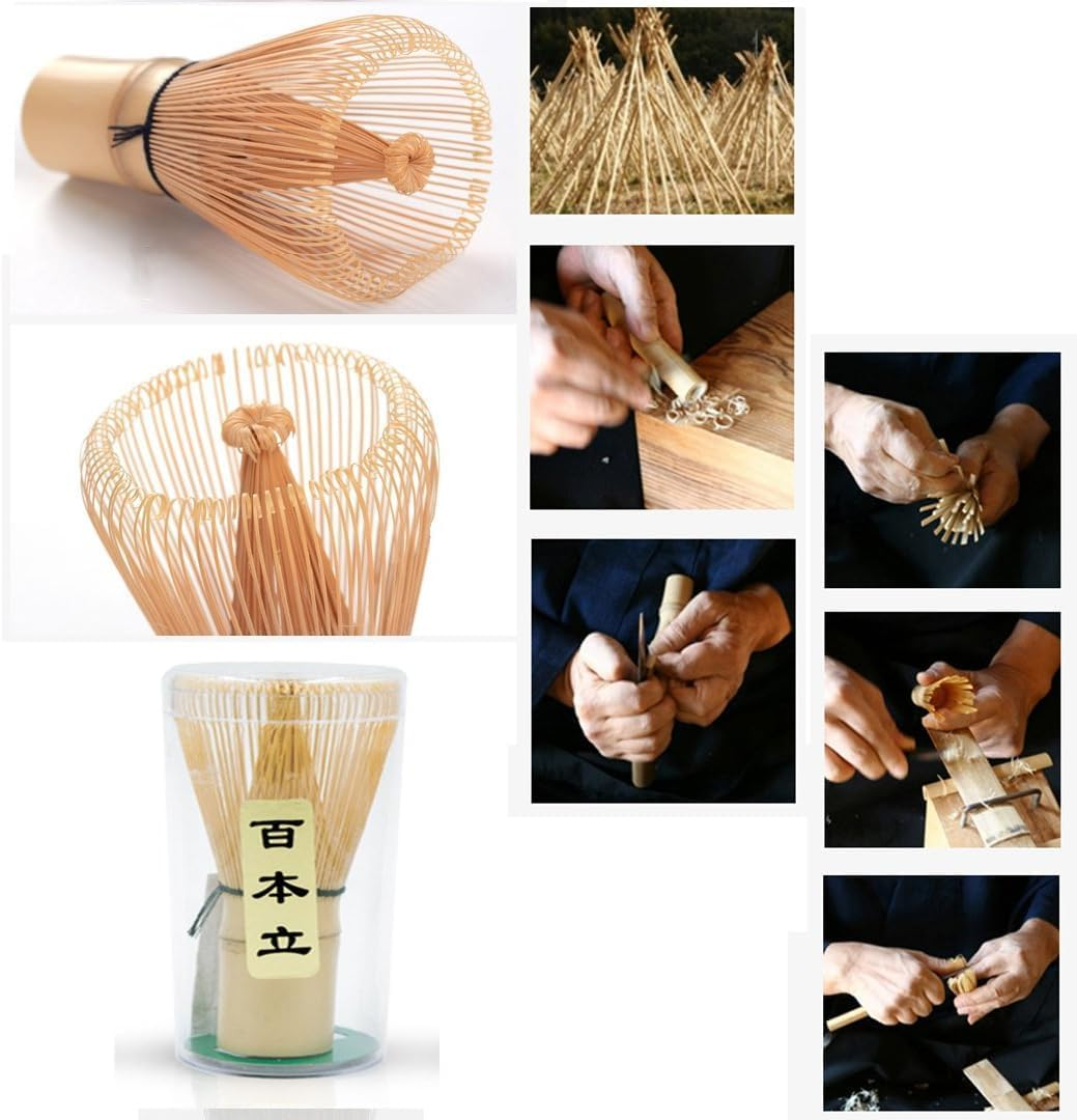 Handcrafted Bamboo Matcha Whisk, Myrthra Traditional Japanese Chasen Stirrer-Japanese Matcha Whisk image number 3