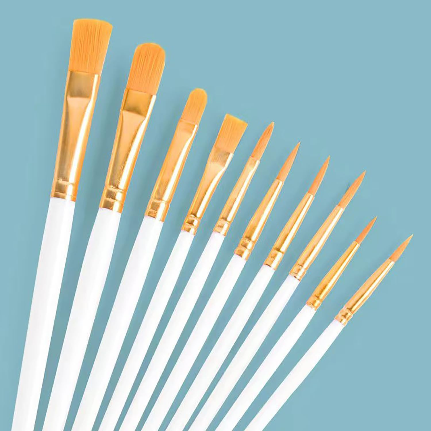 Paint Brush Set Plastic Art Painting Watercolor Painting Brush Oil Painting Brush (Blue) image number 6