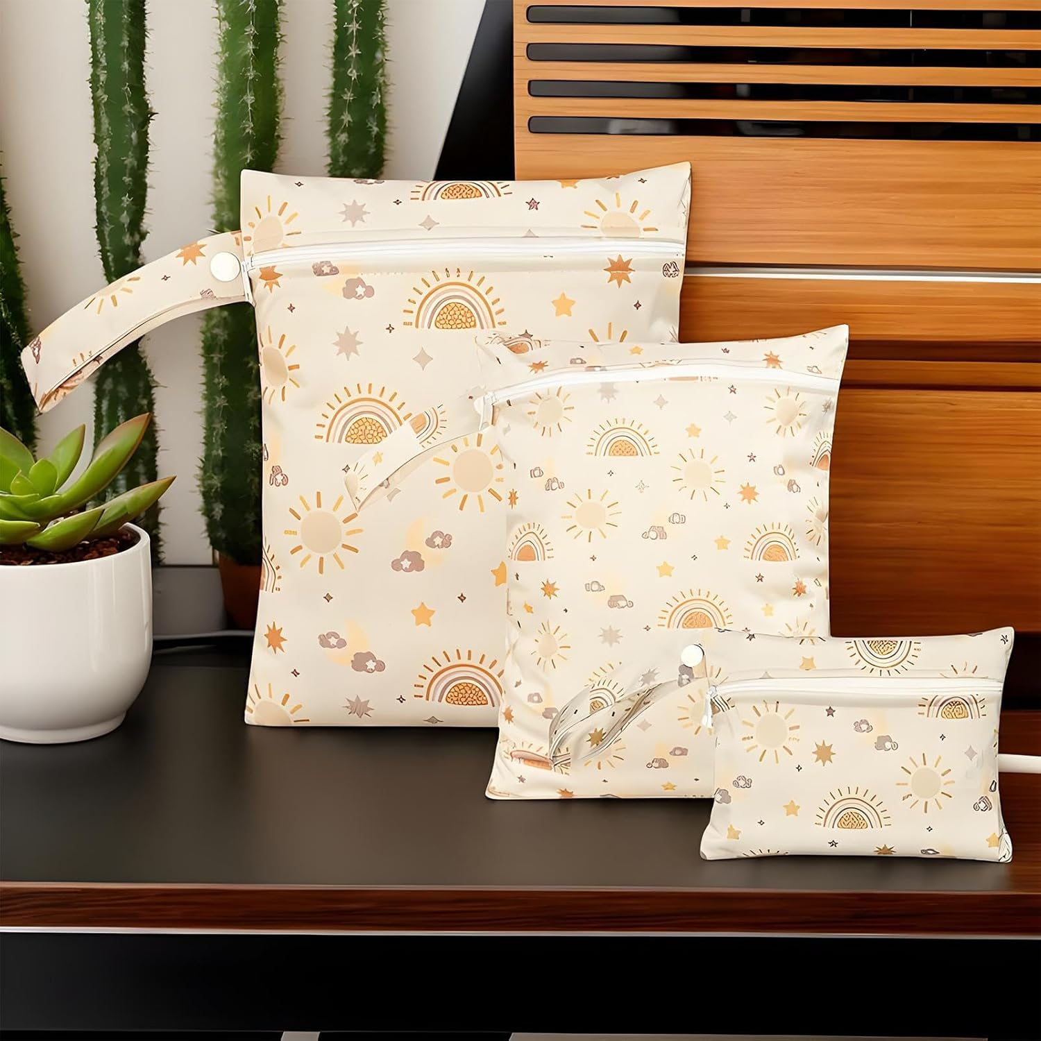 Wet/Dry Bag, Swimming Bag Set of 3, Waterproof Changing Bag for Kids Outdoor Activities, Swimming Pool, Camping, Sports Travel with Swimsuit Bag, Single Attributes, Siehe Beschreibung, See image number 4