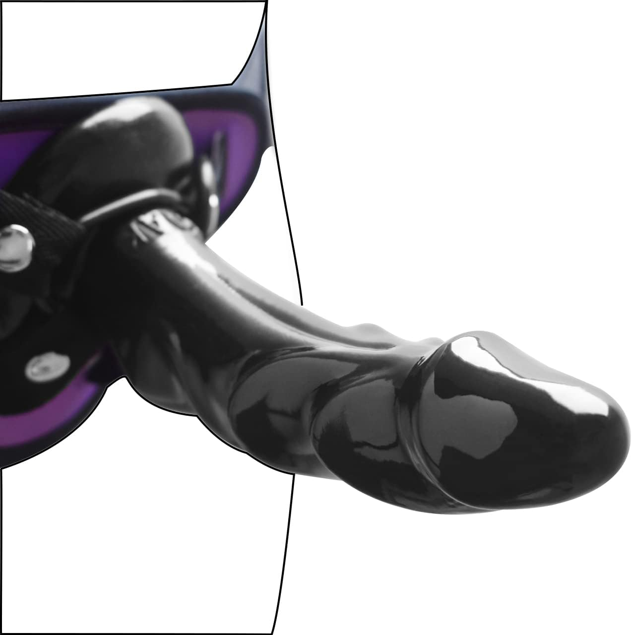 FAAK Volador Realistic Curved Dildo with Basic Strap-On Harness,G Spot Orgasm Dildo Kit,Prostate Stimulation Anal Sex Toy Set,7'' Insertable Dildo for Couples Game and Solo