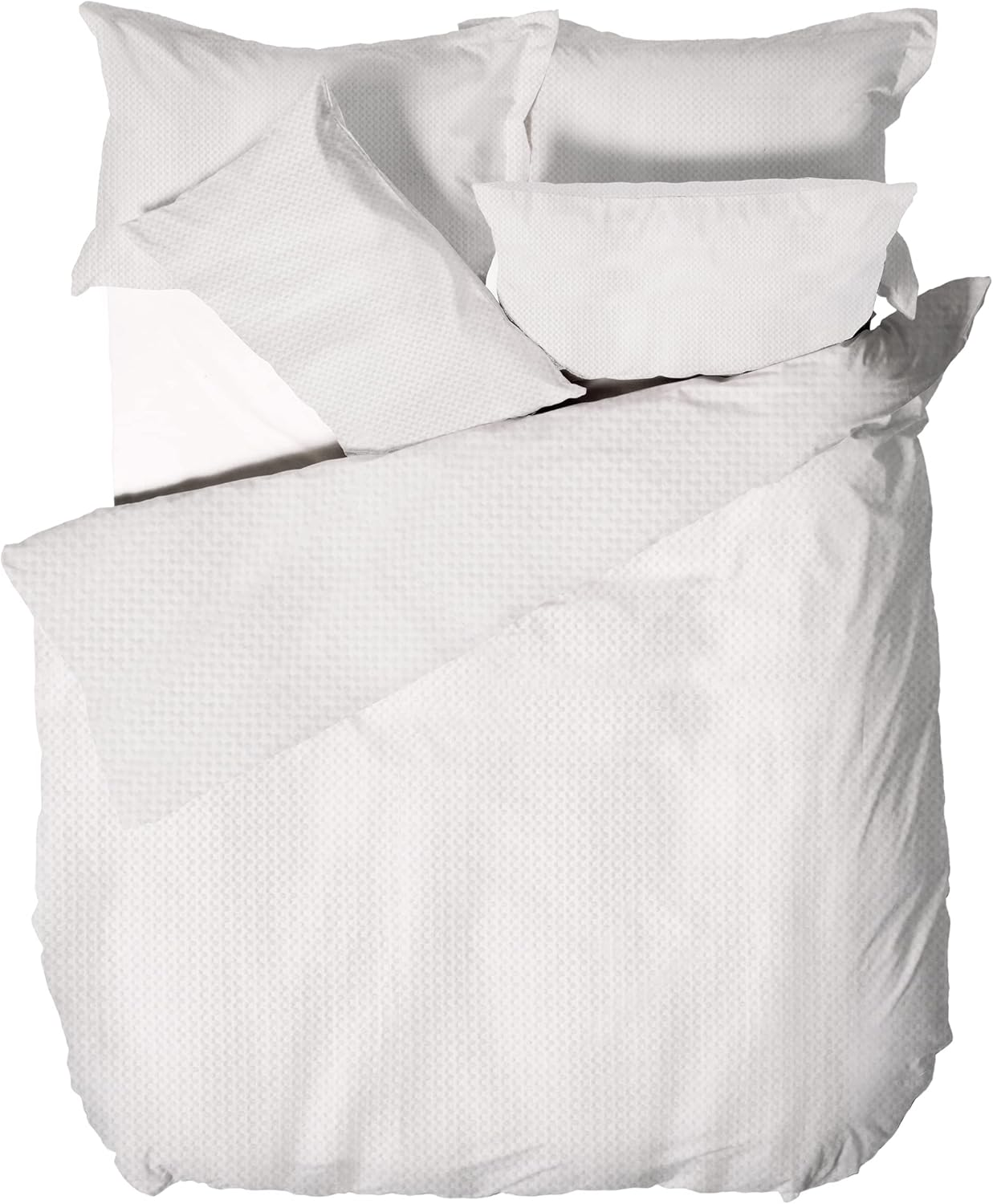 The Linen Yard Waffle Duvet Cover Set image number 3
