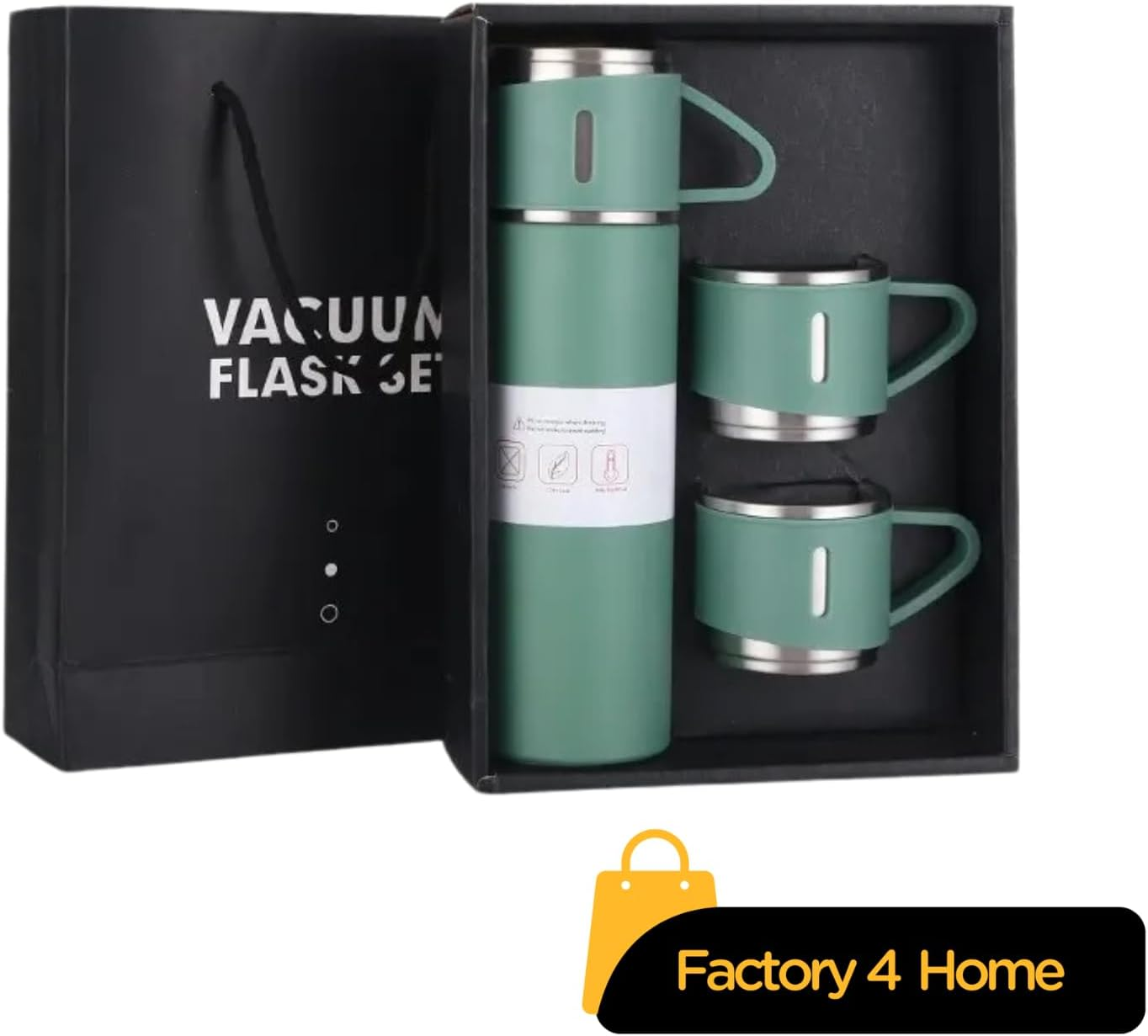 Premium Outdoor Travel Coffee & Tea Thermos Mug Set