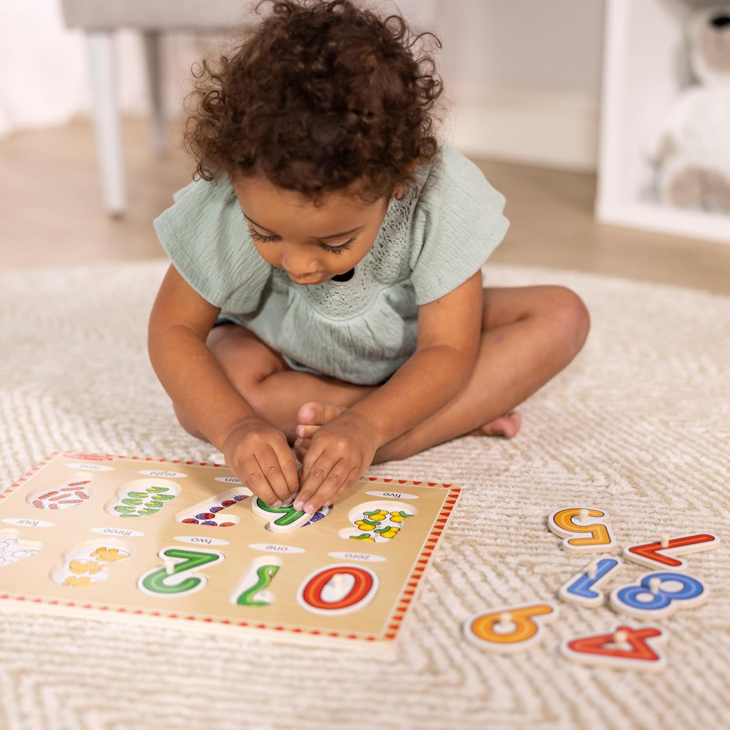 Melissa and Doug - See-Inside Numbers Peg Puzzle