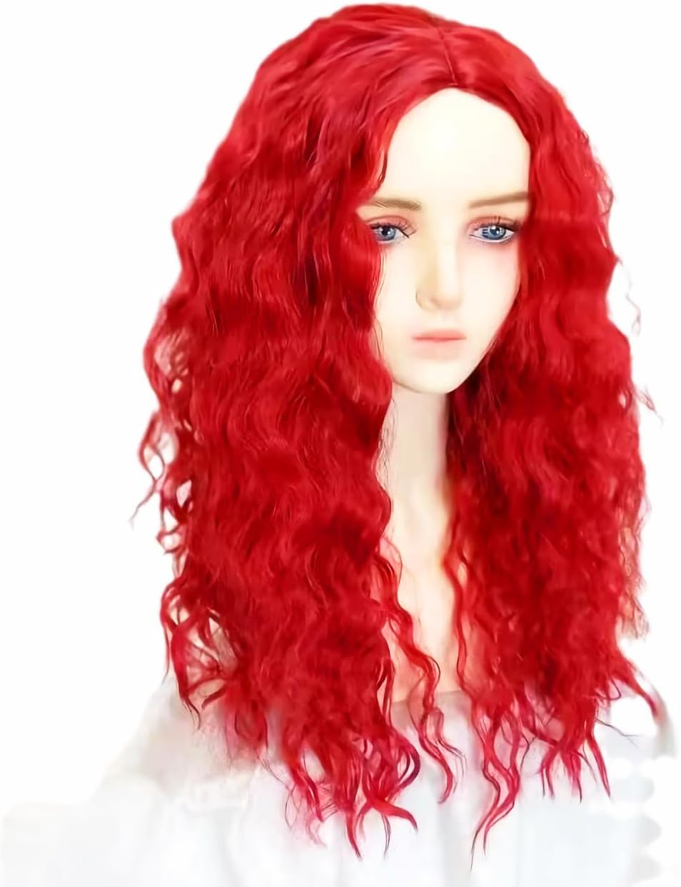 FOVIORZ Girls Rise Red Costume Halloween Party Princess Dress up Costume with Wig