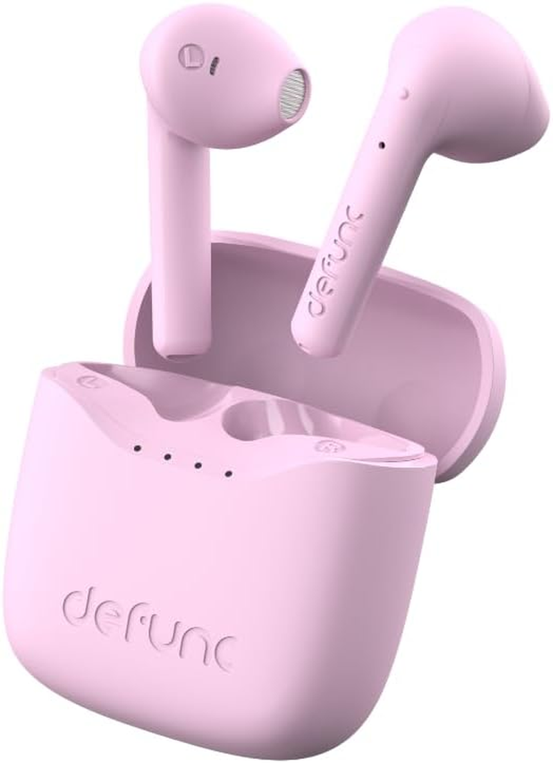 Defunc True Lite Bluetooth 5.3 Wireless In-Ear Headphones with Powerful Sound (Pink)