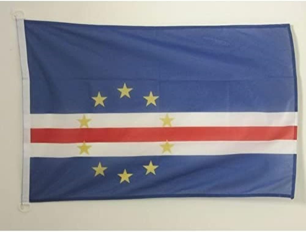 Cape Verde Nautical Flag 18'' X 12'' - Cape Verdean Flags 30 X 45 Cm - Banner 12X18 in for Boat - AZ FLAG