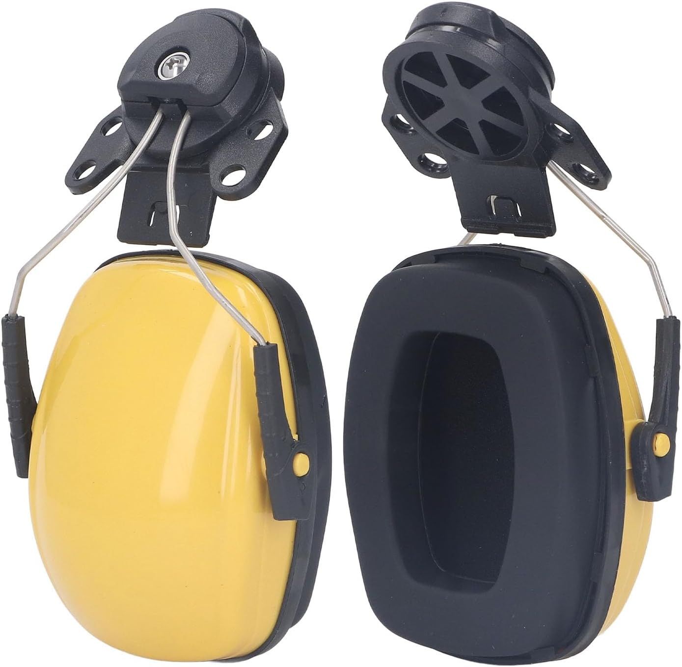 Noise Cancelling Helmet Attachable Ear Muffs, Hearing Protection, Sound Reduction Ear Protectors for Construction Site and Home Decoration, Sponge Design image number 6