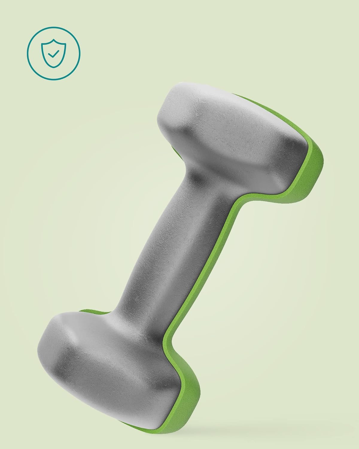 SONGMICS Set of 2 Dumbbells, 2 X 2 Kg Hand Weights with Neoprene Coating, Hexagonal Dumbbells Pair, Home Workout, Fitness Training Exercise image number 2