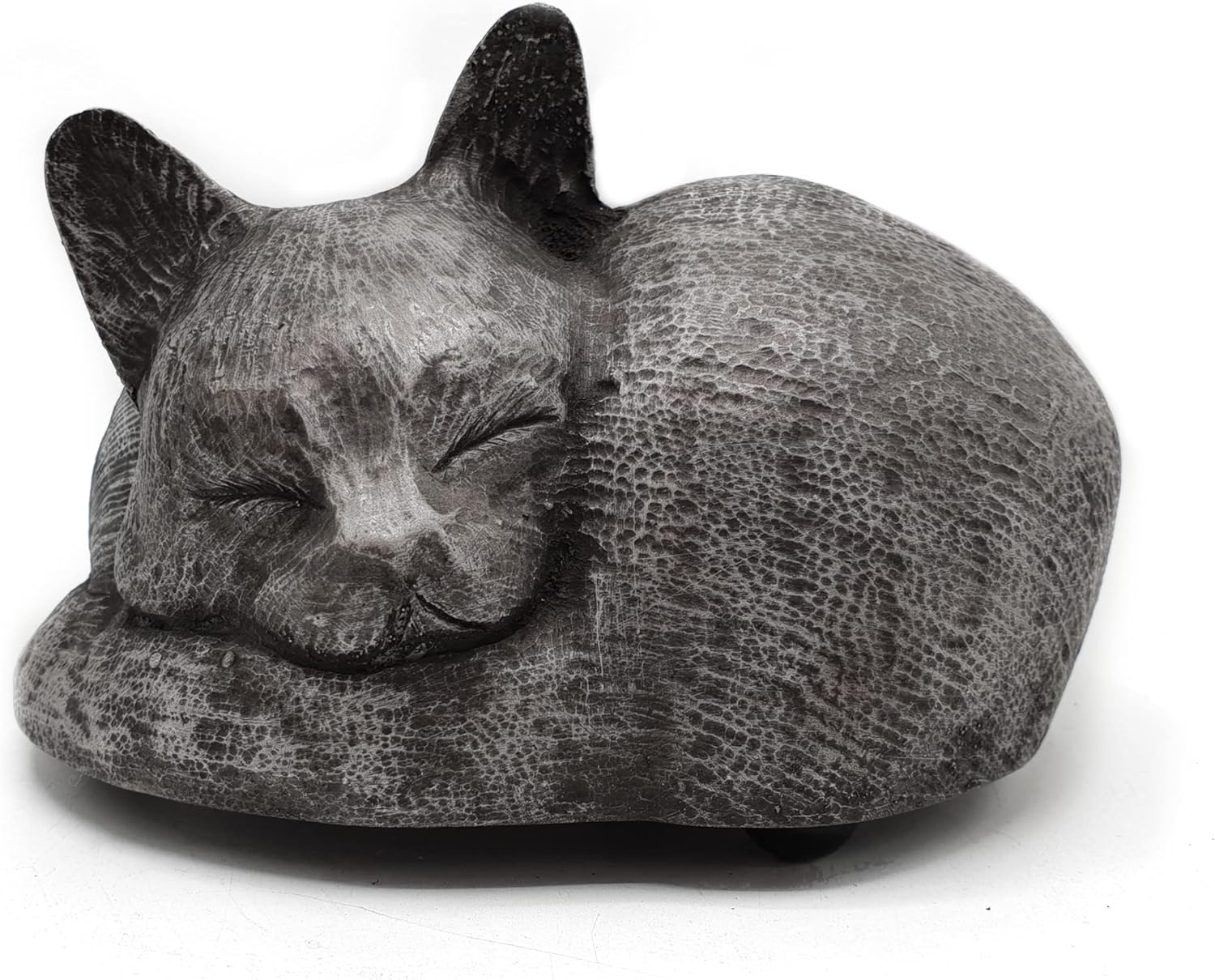 Rainbowbridge at Peace Cat Urn for Ashes - Handcrafted Cat Memorial - Pet Urn Suitable for Indoor & Outdoor Use image number 2