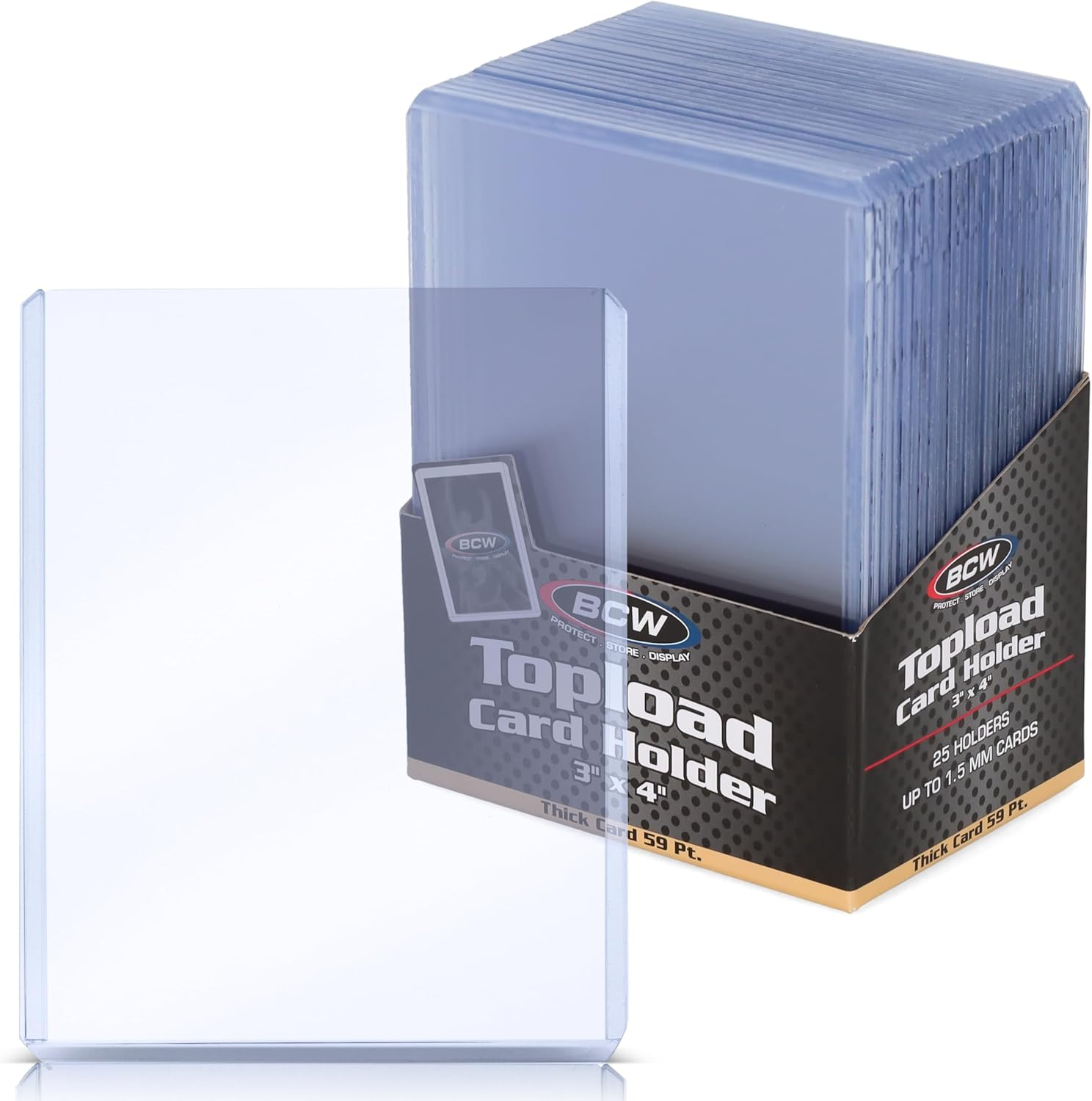 BCW Supplies 108 Pt. Thick Topload Holder (10 Count Pack)