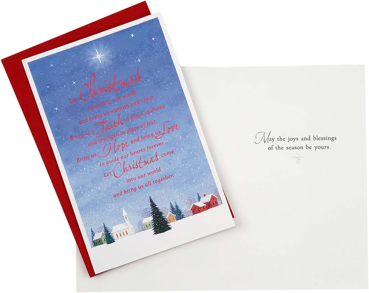 Hallmark Boxed Christmas Cards, Church Blessings (40 Cards and 40 Envelopes) (1XPX1972) image number 5