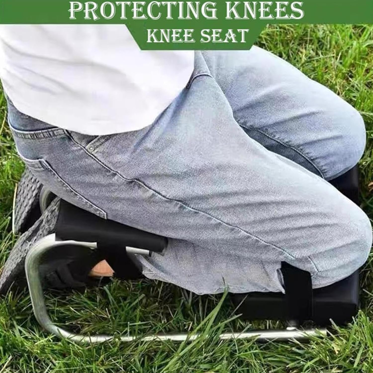 Knee Seat for Gardening, 2024 New Kneeseat, Ergonomic Knee Protection & Ankle Support, Knee Pad Seat, Farm Work image number 1