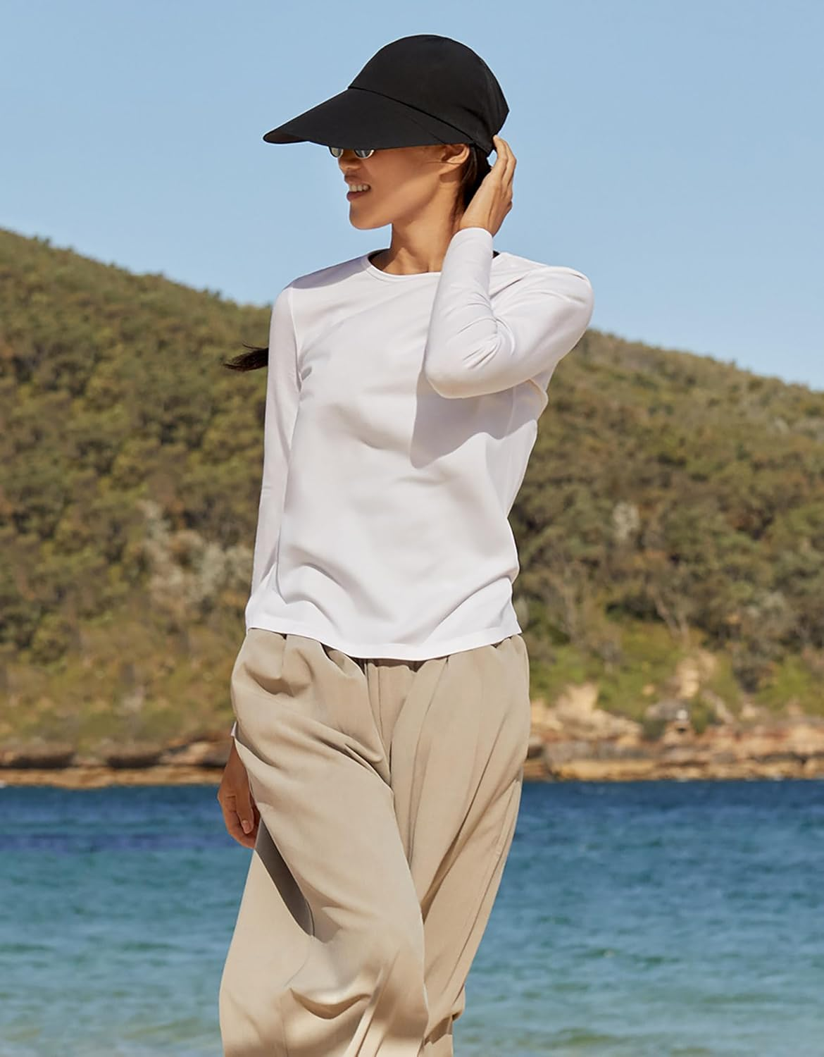 Solbari Reversible Ultra Wide Brim Cap UPF50 Sun Hat image number 1