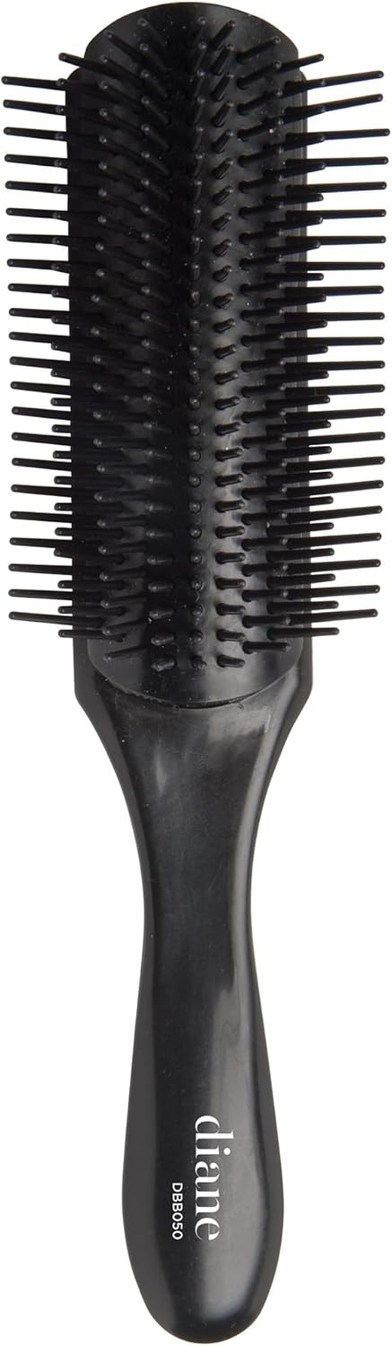 Diane Nylon Pin Styling Hair Brush for Detangling, Separating, Shaping and Defining Wet Thick or Curly Hair, Glides through Tangles with Ease