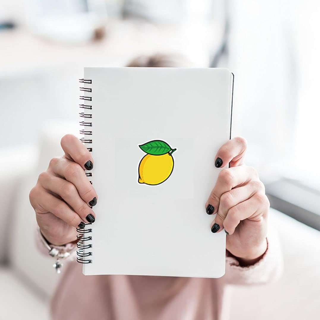 Fruits Stickers, 50 Pcs Fruits Vegetables Vinyl Sticker Decals for Water Bottles Laptop Refrigerator Luggage Fridge Cup Computer Phone Case for Teens, Girls image number 2