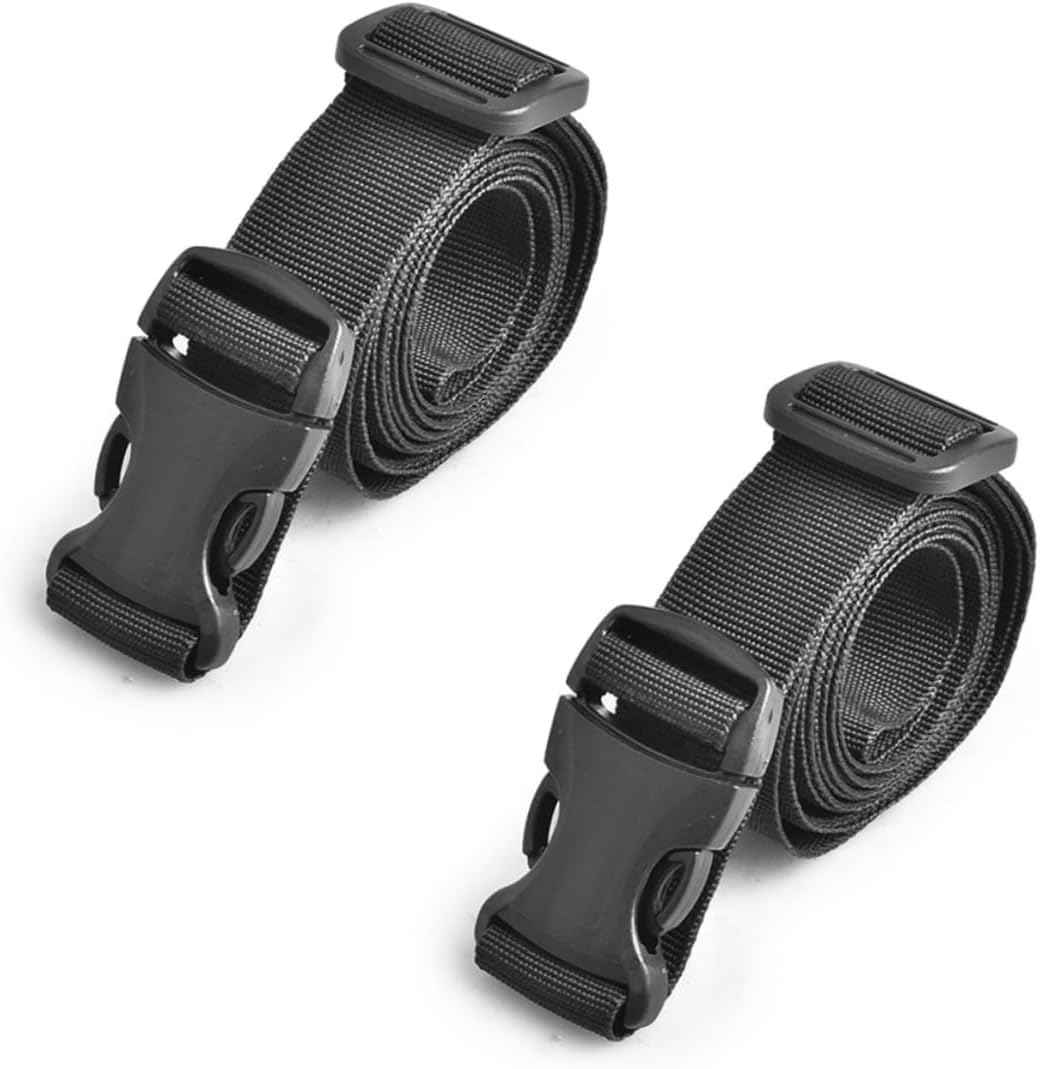 LRXIYODE 4Pcs Tie down Straps for Luggage Outdoor Travel Lashing Straps for Luggage Safety for Hiking and Camping Trips image number 4